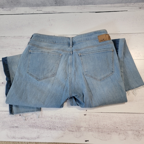 Mavi Blue Straight Leg Jeans with Tuxedo Stripe - Picture 3 of 4